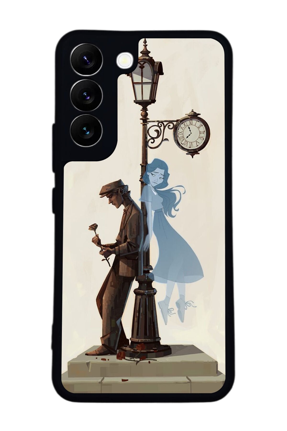 Samsung Galaxy S22 Uyumlu Kalp Love Tasarımlı Glossy Premium Kılıf