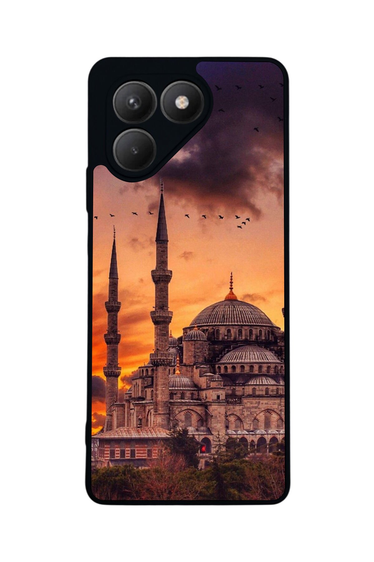 Tecno Pova 7 Mat Uyumlu Siyah Kılıf – Yumuşak Silikon, Koruyucu, Şok Emici Kapak