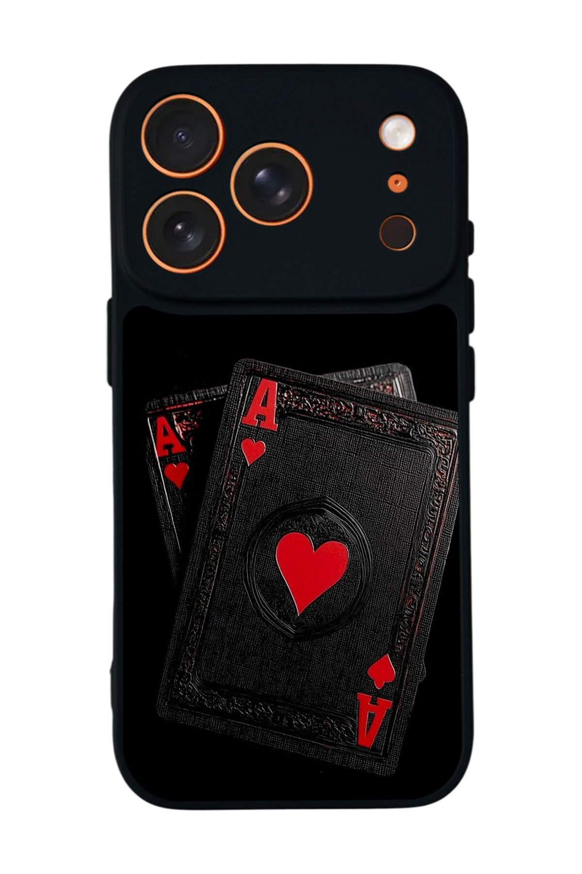 iPhone 17 Pro Uyumlu Kart Tasarımlı Glossy Premium Kılıf