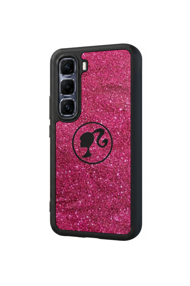 Infinix Hot 60 Pro Plus Uyumlu Barbie Tasarımlı Glossy Premium Kılıf