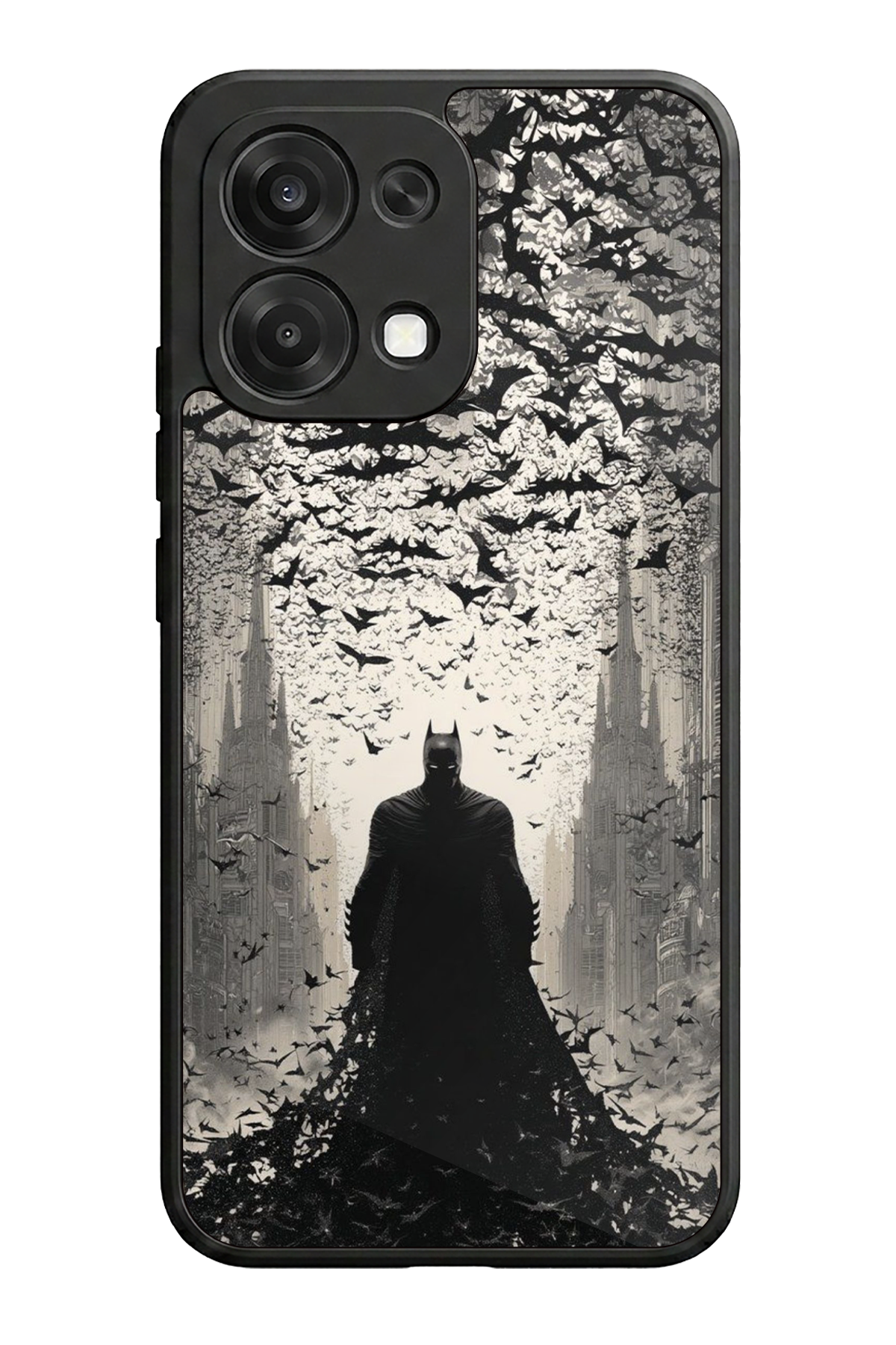Oppo A6 Pro Uyumlu Batman Tasarımlı Glossy Premium Kılıf
