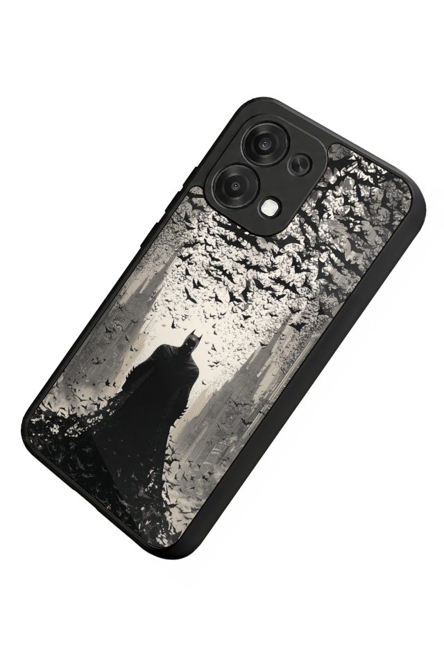 Oppo A6 Pro Uyumlu Batman Tasarımlı Glossy Premium Kılıf