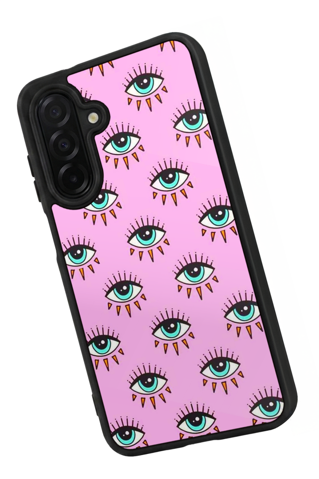 Samsung Galaxy A26 Uyumlu Göz Tasarımlı Glossy Premium Kılıf