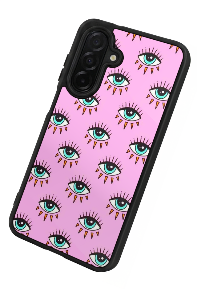 Samsung Galaxy A26 Uyumlu Göz Tasarımlı Glossy Premium Kılıf