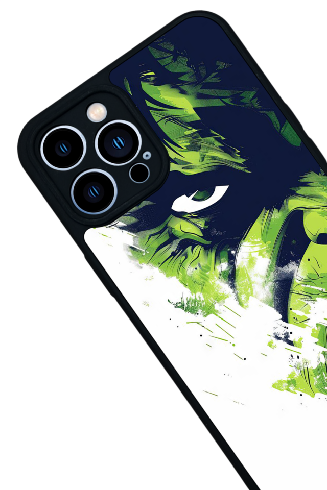 iPhone 12 Pro Max Uyumlu Hulk Tasarımlı Glossy Premium Kılıf