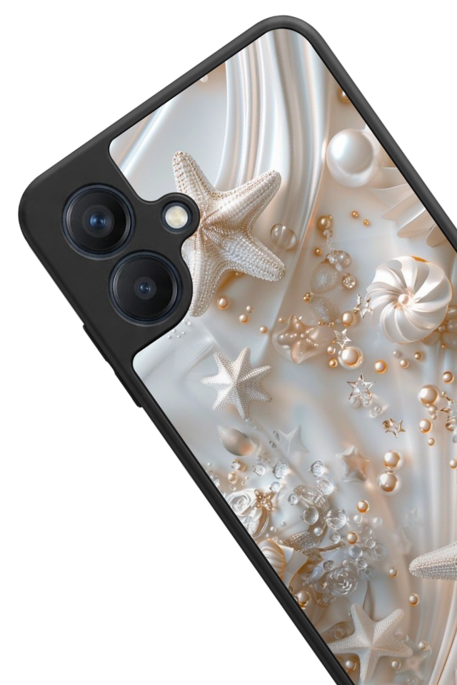 Samsung Galaxy A07 Uyumlu  İnci Tasarımlı Glossy Premium Kılıf