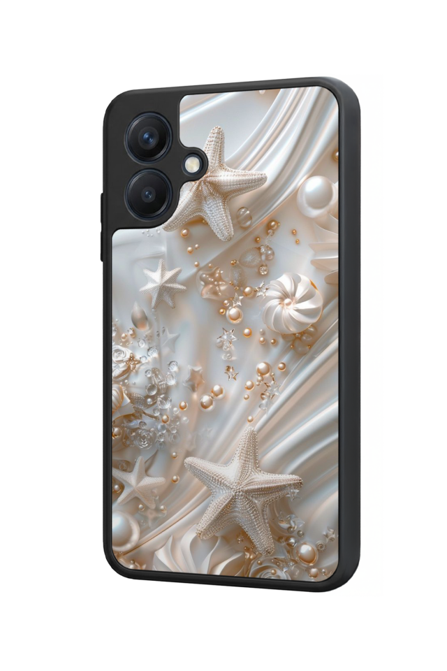 Samsung Galaxy A07 Uyumlu  İnci Tasarımlı Glossy Premium Kılıf