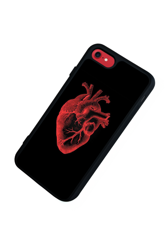 iPhone 7 Uyumlu Kalp Love Tasarımlı Glossy Premium Kılıf