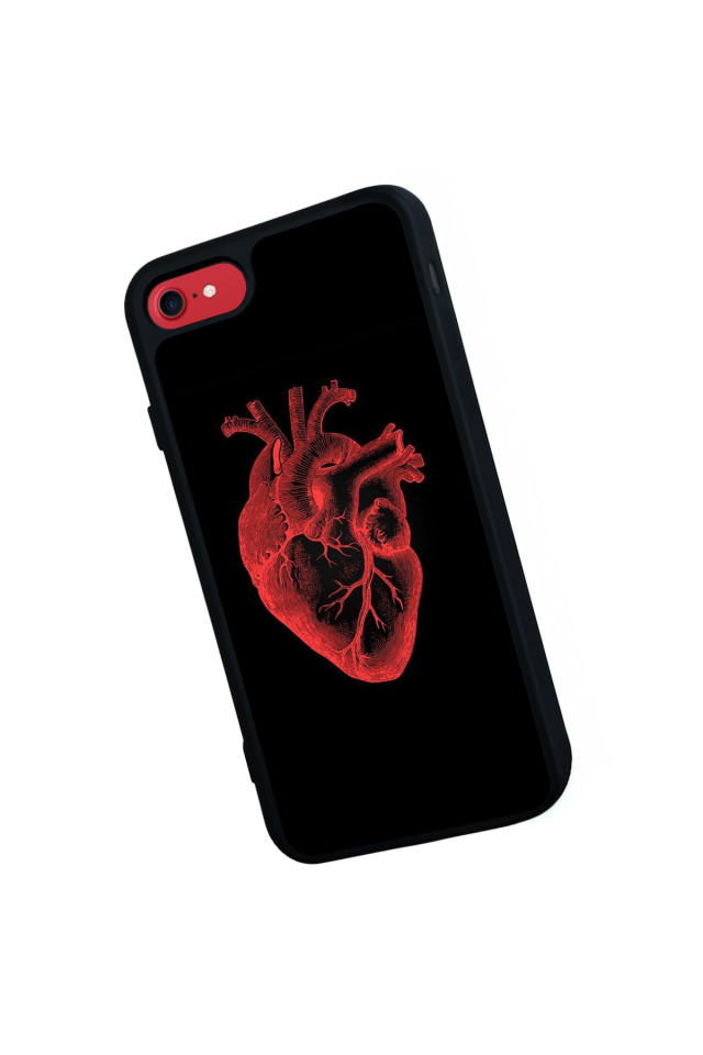 iPhone 7 Uyumlu Kalp Love Tasarımlı Glossy Premium Kılıf