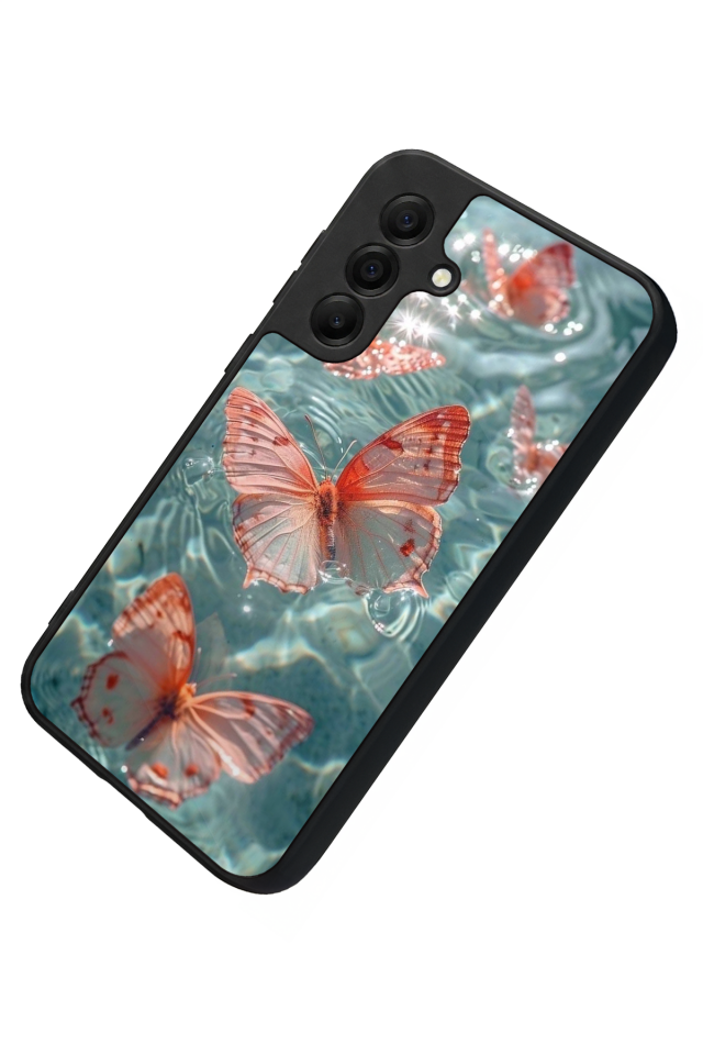 Samsung Galaxy A17 Uyumlu Kelebek Tasarımlı Glossy Premium Kılıf