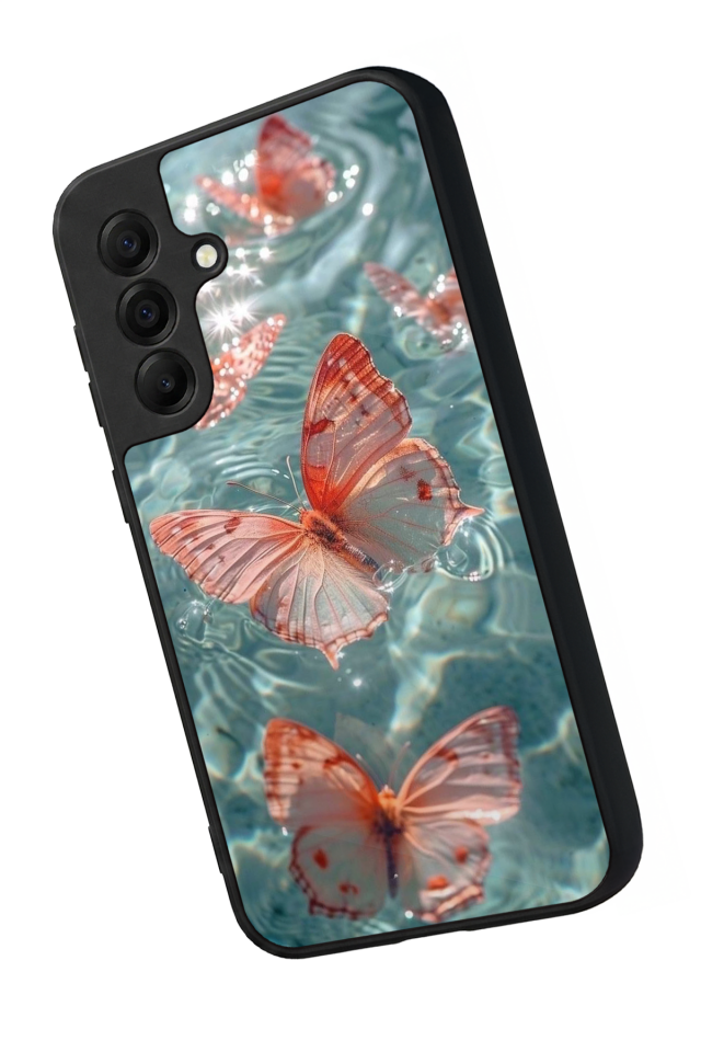 Samsung Galaxy A17 Uyumlu Kelebek Tasarımlı Glossy Premium Kılıf