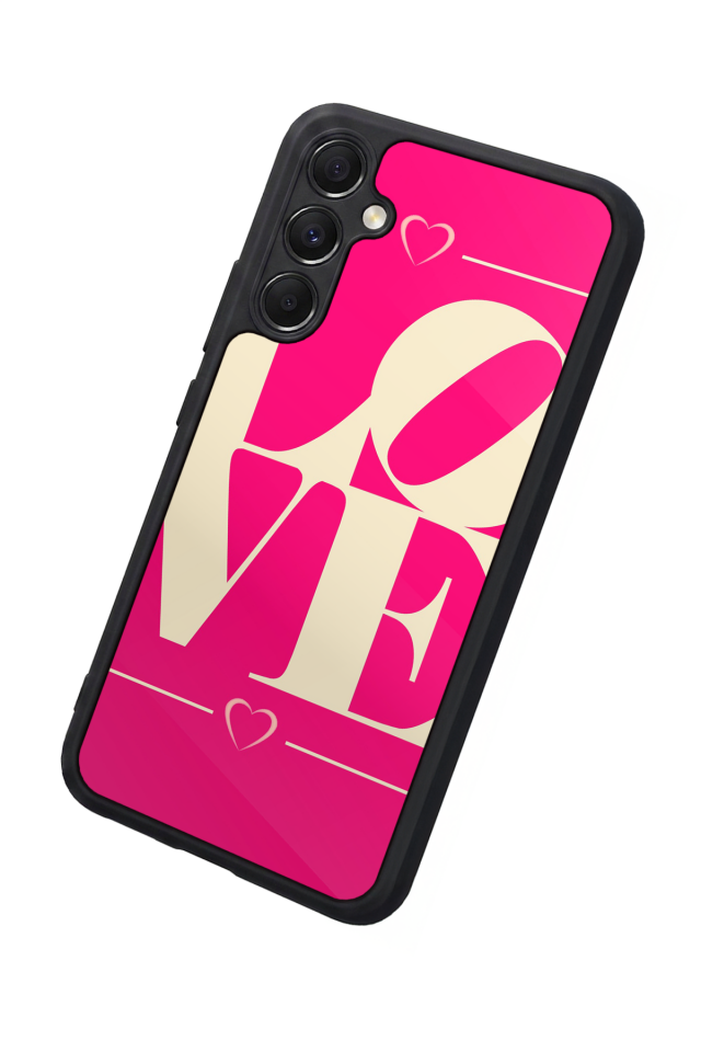 Samsung Galaxy M34 Uyumlu Love Tasarımlı Glossy Premium Kılıf