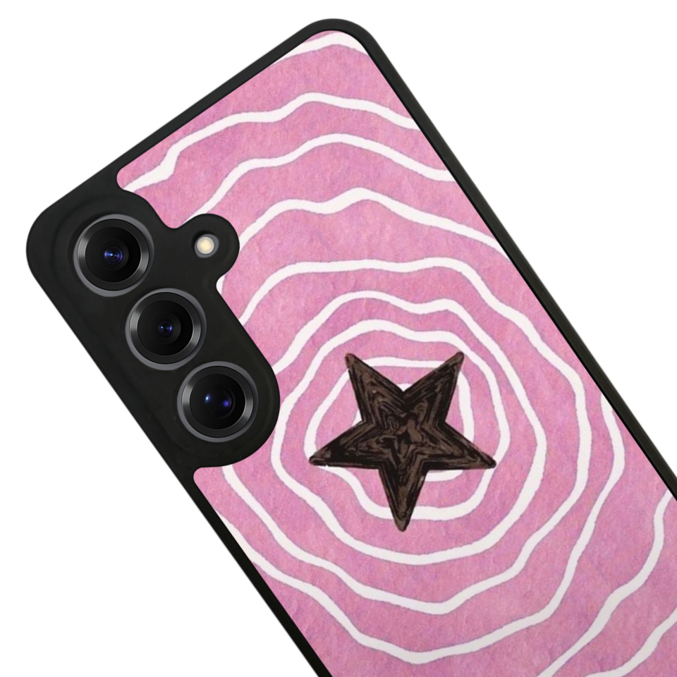 Samsung Galaxy S25 Uyumlu Retro Yildizlar Tasarımlı Glossy Premium Kılıf