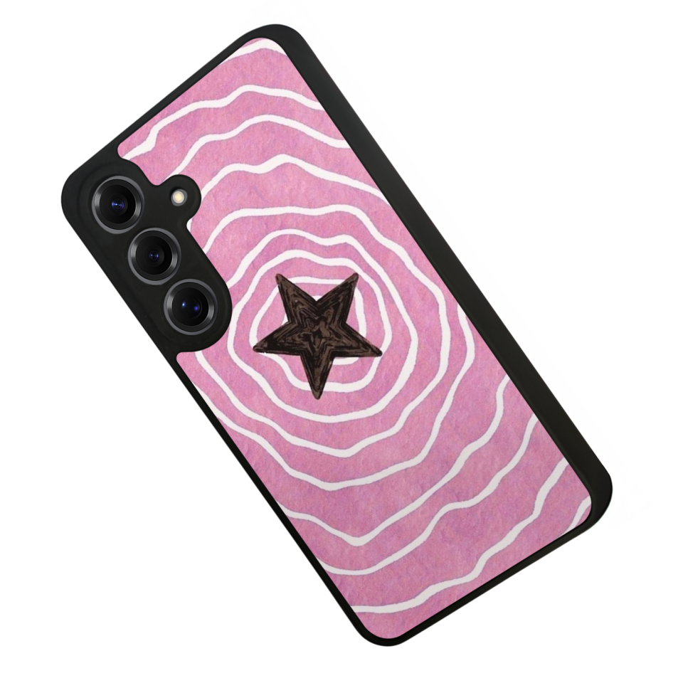 Samsung Galaxy S25 Uyumlu Retro Yildizlar Tasarımlı Glossy Premium Kılıf