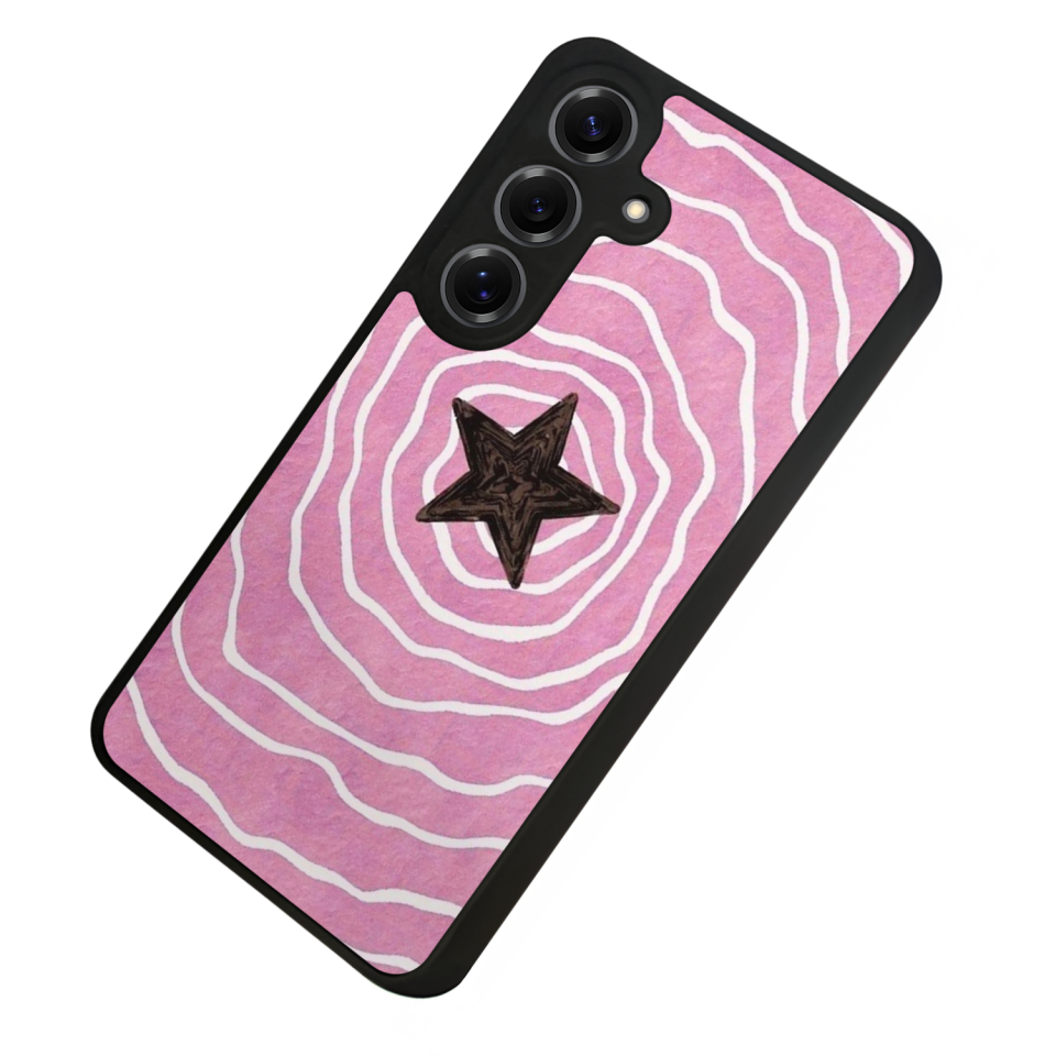 Samsung Galaxy S25 Uyumlu Retro Yildizlar Tasarımlı Glossy Premium Kılıf