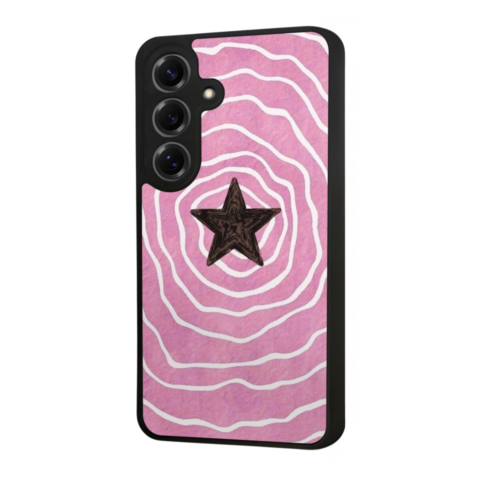 Samsung Galaxy S25 Uyumlu Retro Yildizlar Tasarımlı Glossy Premium Kılıf