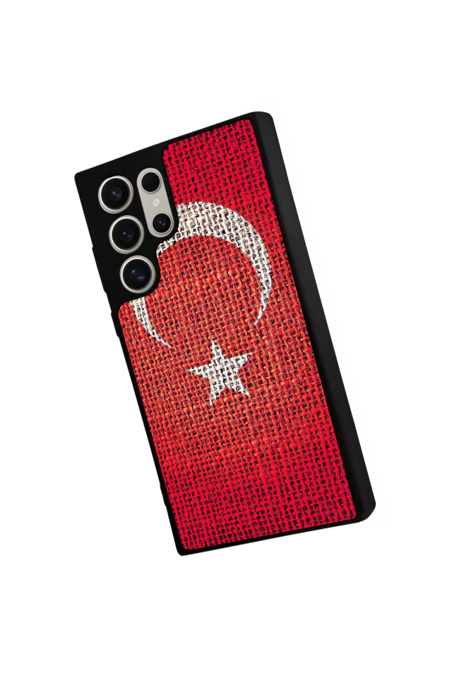 Samsung Galaxy S24 Ultra Uyumlu Türk Bayragi Tasarımlı Glossy Premium Kılıf