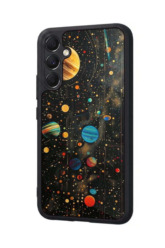Samsung Galaxy A34 Uyumlu Uzay Tasarımlı Glossy Premium Kılıf