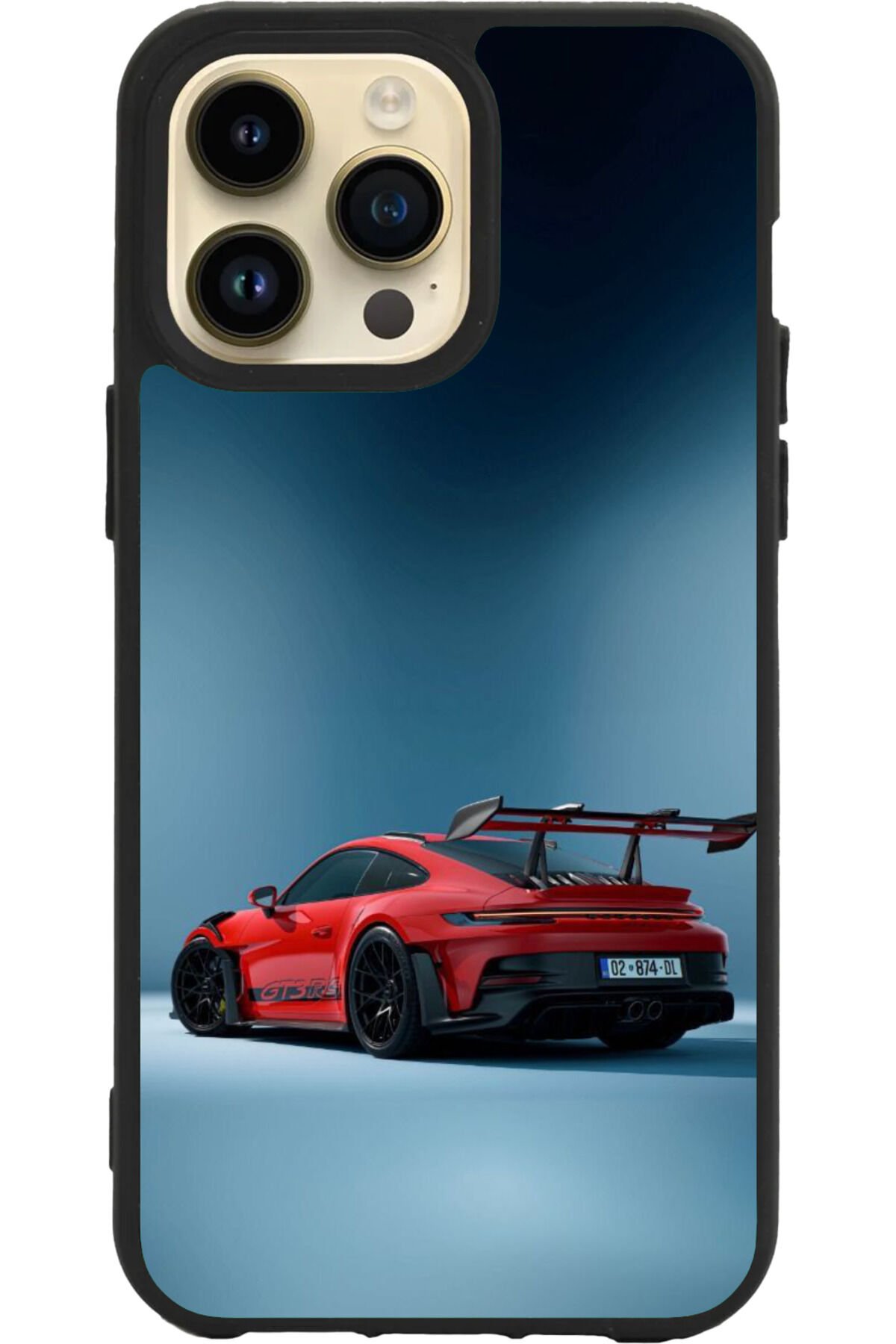 Apple iPhone 16 Pro Siyah Silikon Kılıf Çiziklere ve Darbelere Karşı Koruma