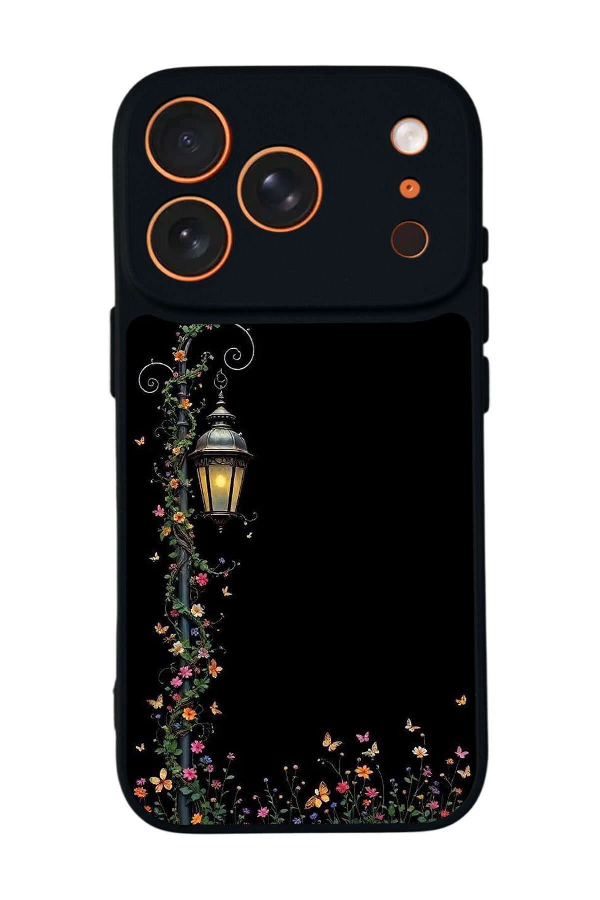 iPhone 17 Pro Max Uyumlu Floral Tasarımlı Glossy Premium Kılıf