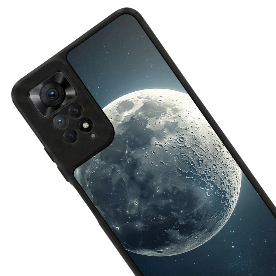 Xiaomi Redmi Note 12 Pro Uyumlu Ay Tasarımlı Glossy Premium Kılıf