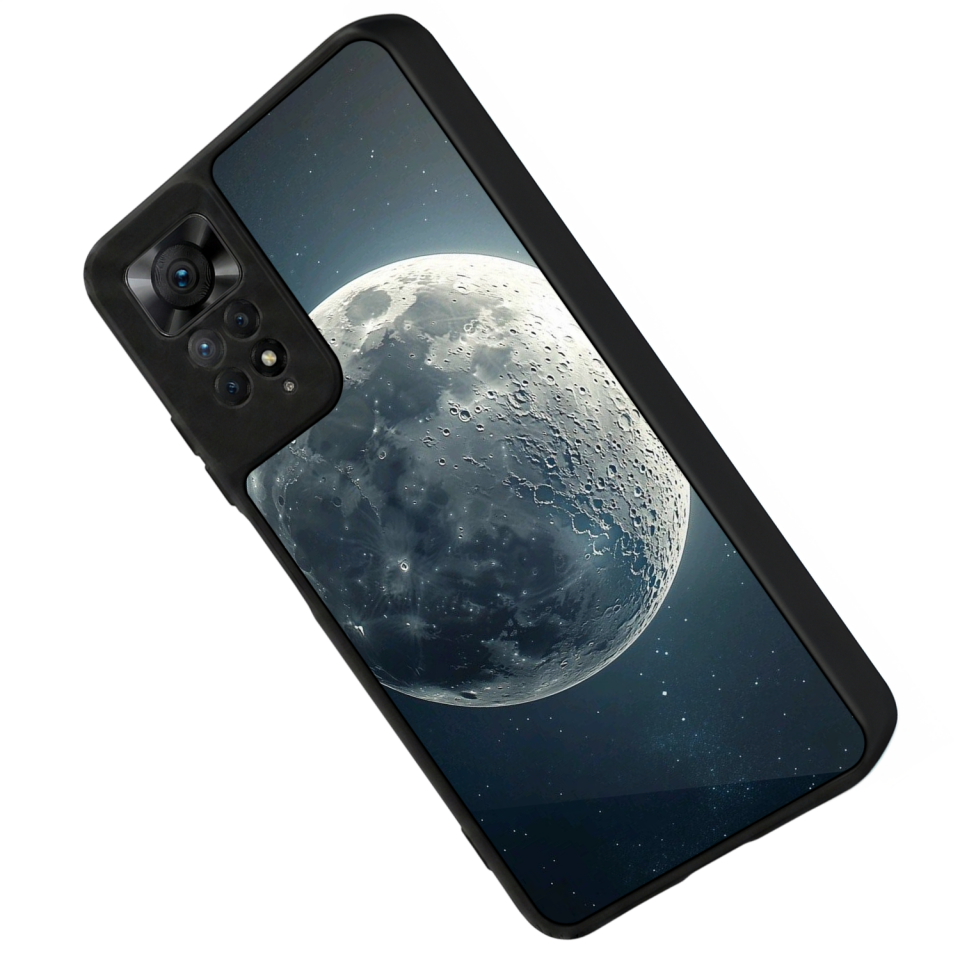 Xiaomi Redmi Note 12 Pro Uyumlu Ay Tasarımlı Glossy Premium Kılıf