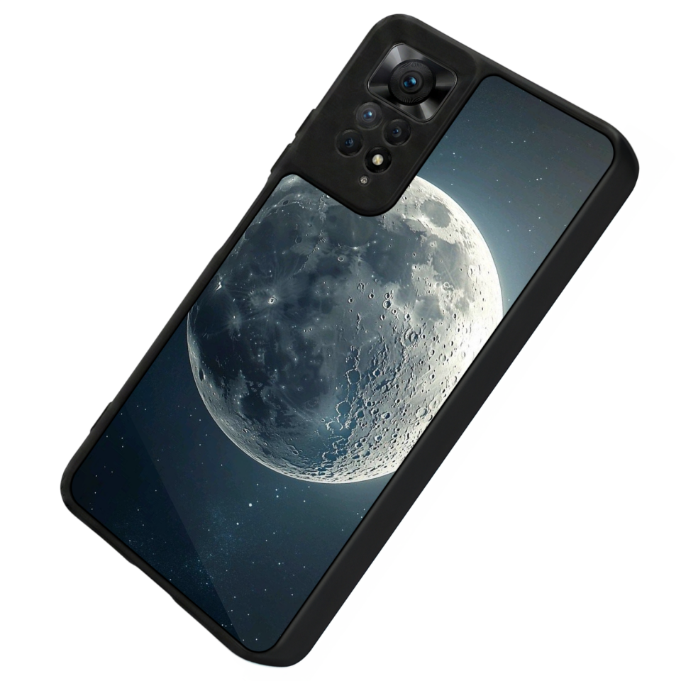 Xiaomi Redmi Note 12 Pro Uyumlu Ay Tasarımlı Glossy Premium Kılıf