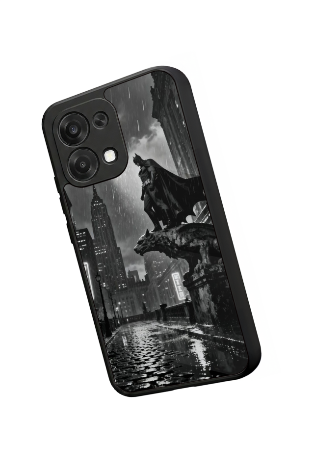Oppo A6 Pro Uyumlu Batman Tasarımlı Glossy Premium Kılıf