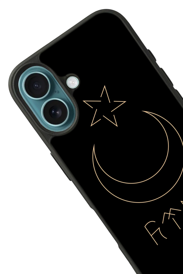 iPhone 16 Uyumlu Bozkurt Tasarımlı Glossy Premium Kılıf