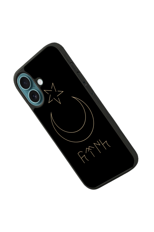 iPhone 16 Uyumlu Bozkurt Tasarımlı Glossy Premium Kılıf