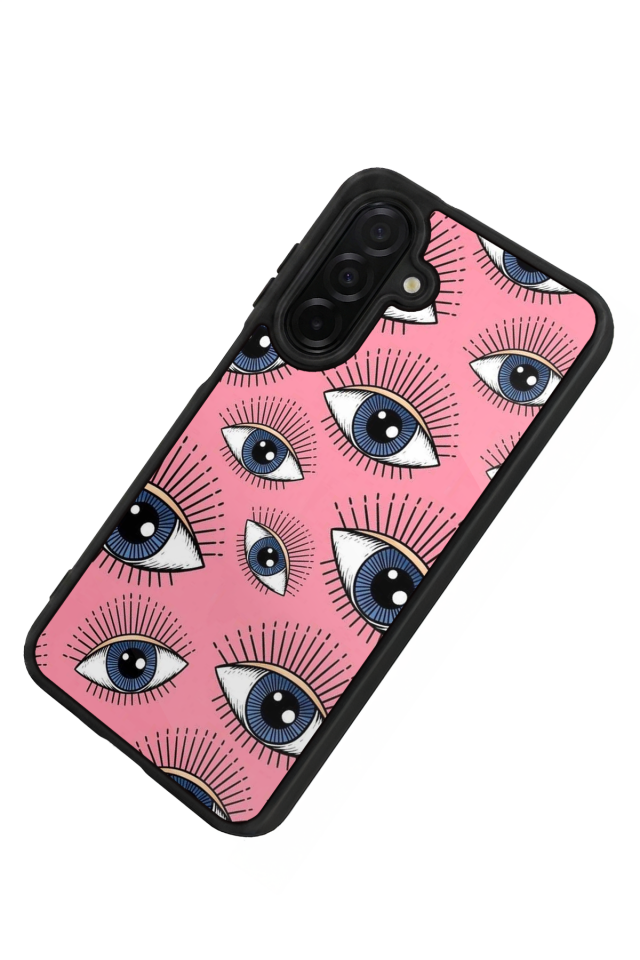 Samsung Galaxy A26 Uyumlu Göz Tasarımlı Glossy Premium Kılıf