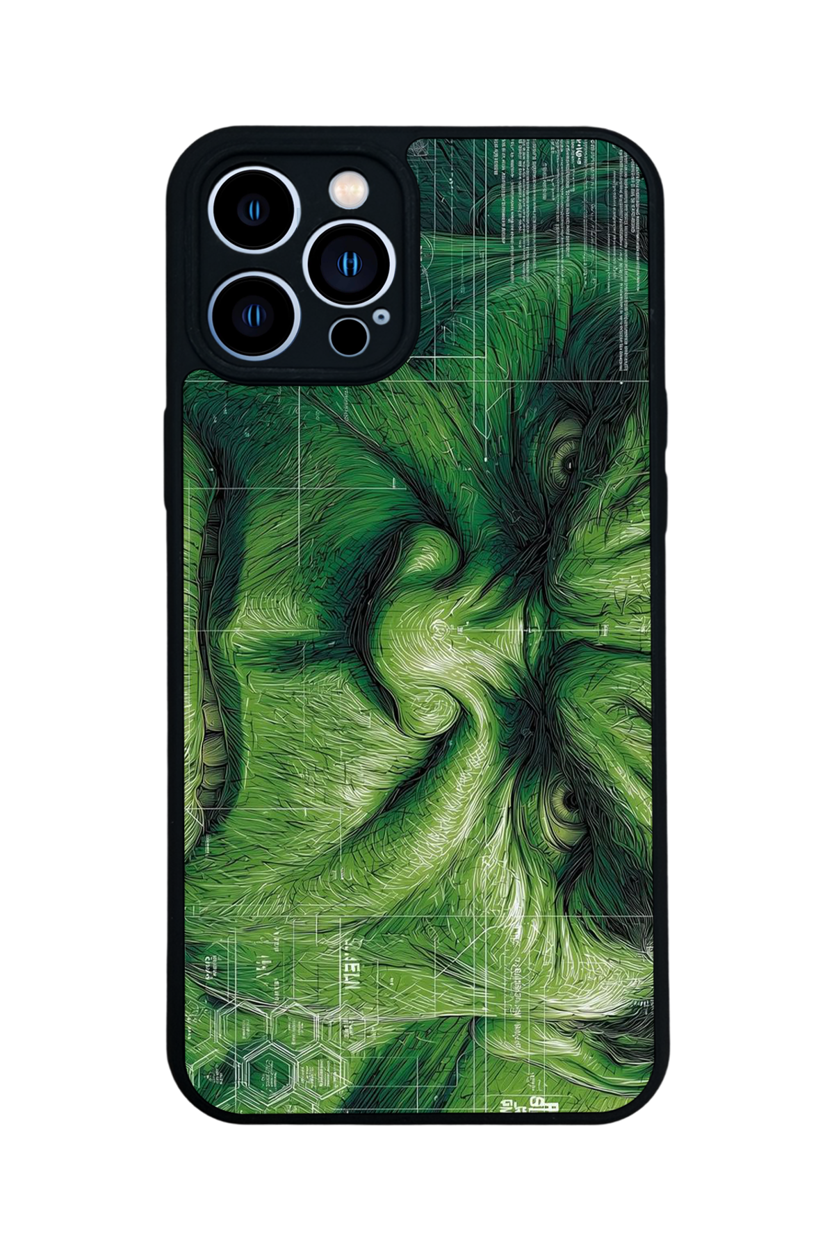 iPhone 12 Pro Max Uyumlu Hulk Tasarımlı Glossy Premium Kılıf
