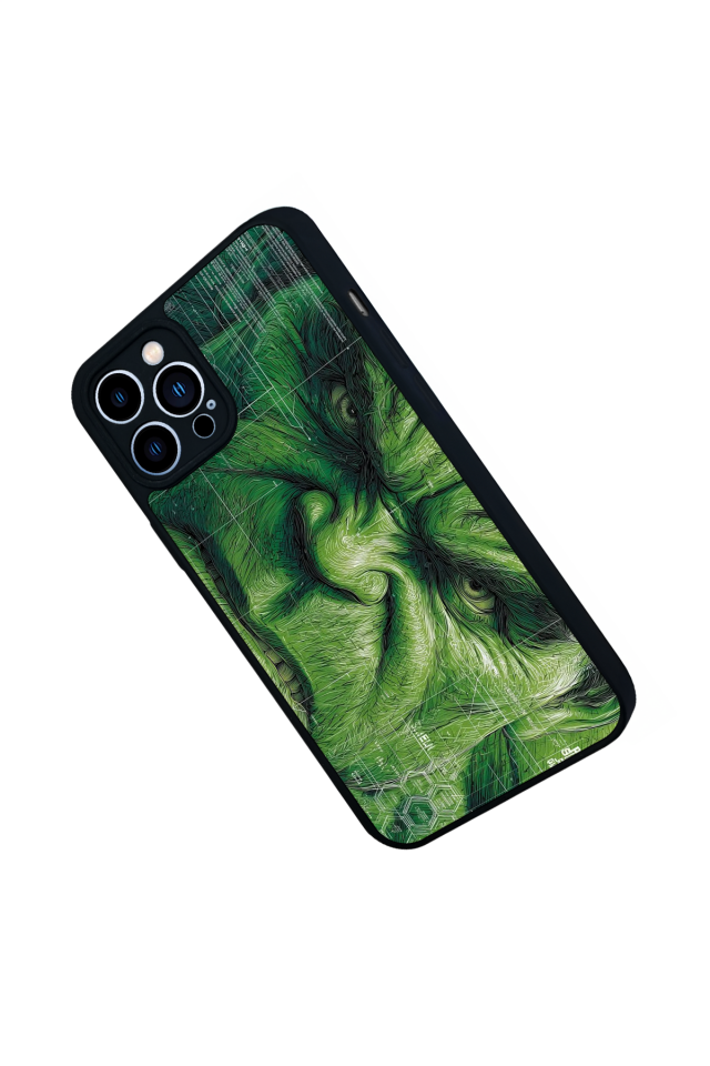 iPhone 12 Pro Max Uyumlu Hulk Tasarımlı Glossy Premium Kılıf