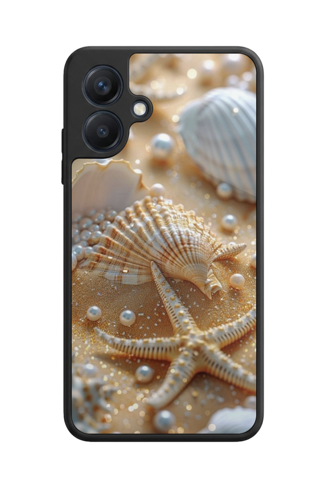 Samsung Galaxy A07 Uyumlu  İnci Tasarımlı Glossy Premium Kılıf