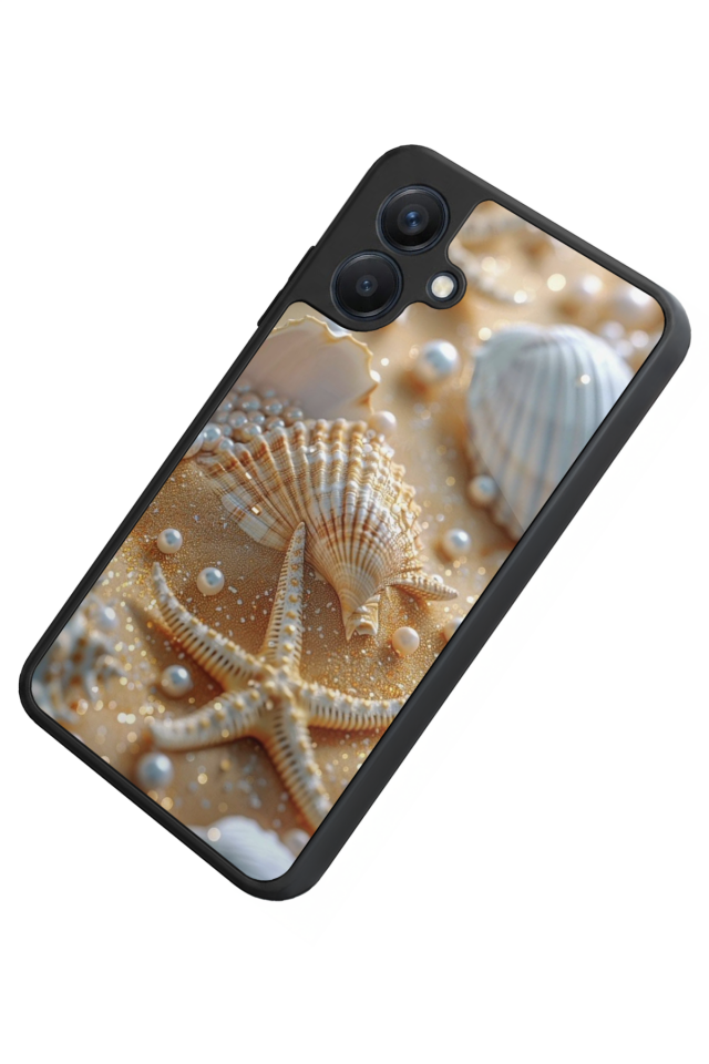Samsung Galaxy A07 Uyumlu  İnci Tasarımlı Glossy Premium Kılıf