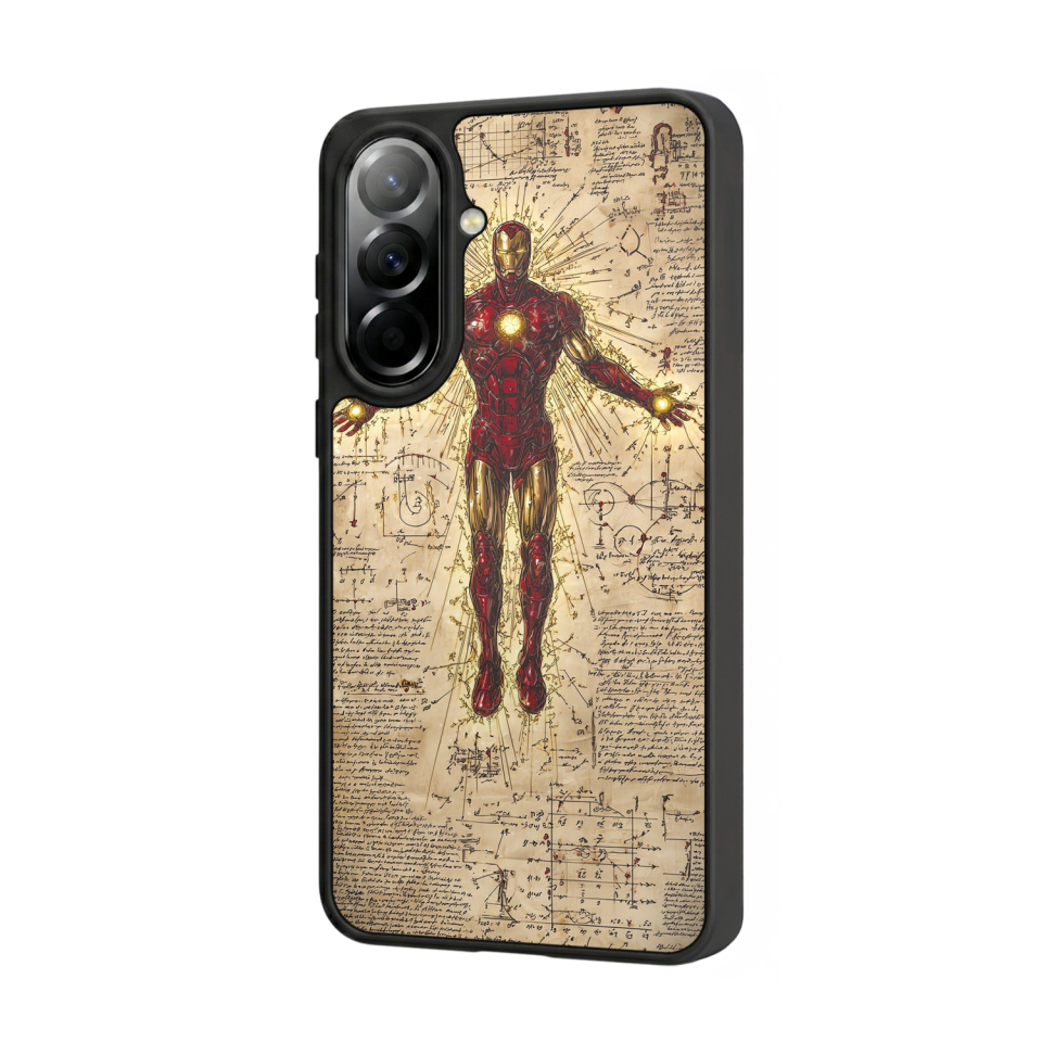 Samsung Galaxy A37 Uyumlu Iron Man ( Demir Adam ) Tasarımlı Glossy Premium Kılıf