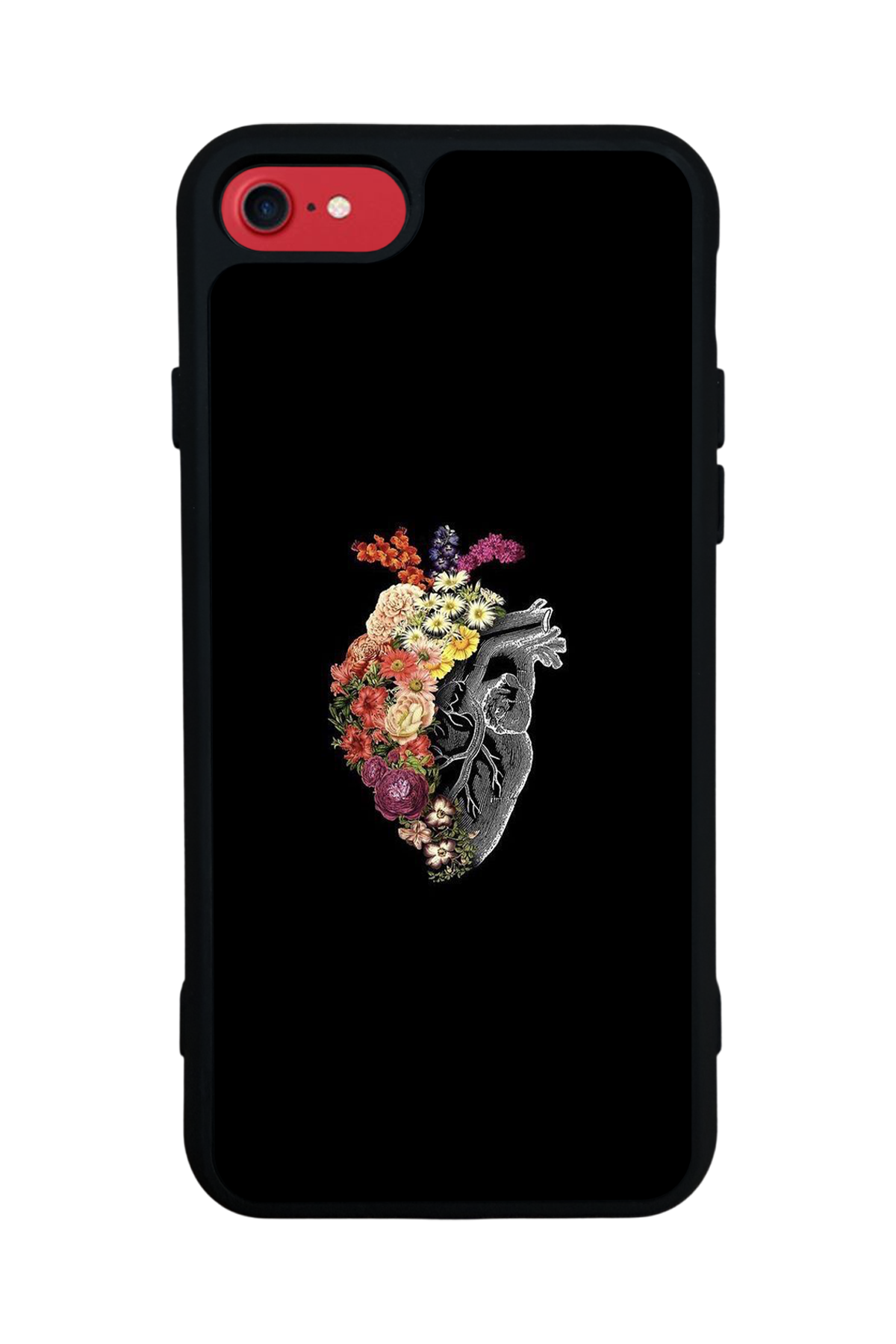 iPhone 7 Uyumlu Kalp Love Tasarımlı Glossy Premium Kılıf
