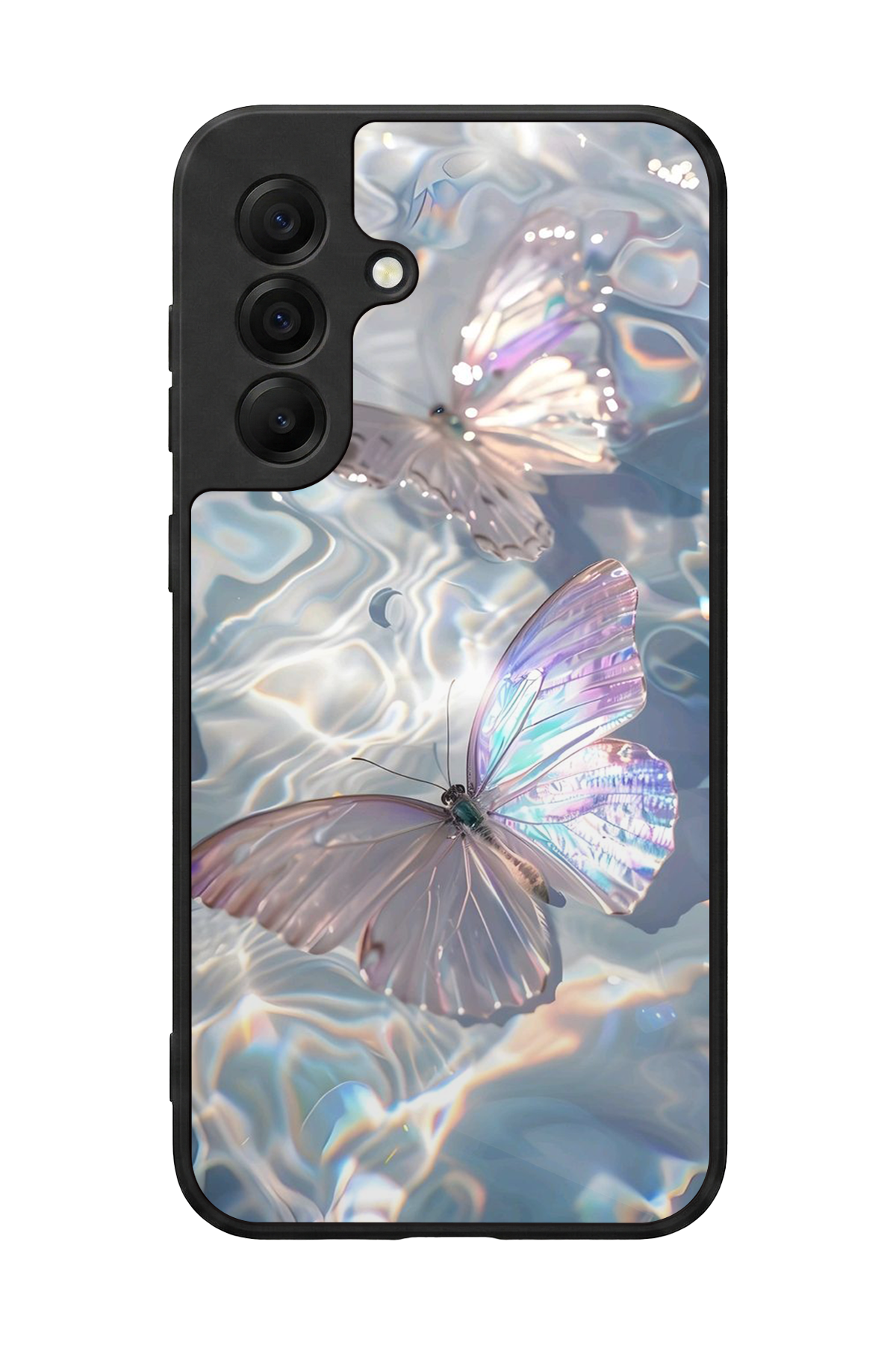 Samsung Galaxy A17 Uyumlu Kelebek Tasarımlı Glossy Premium Kılıf