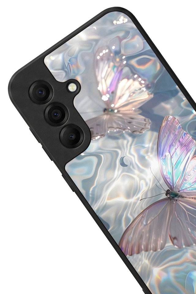 Samsung Galaxy A17 Uyumlu Kelebek Tasarımlı Glossy Premium Kılıf