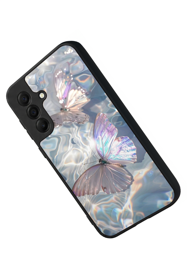 Samsung Galaxy A17 Uyumlu Kelebek Tasarımlı Glossy Premium Kılıf