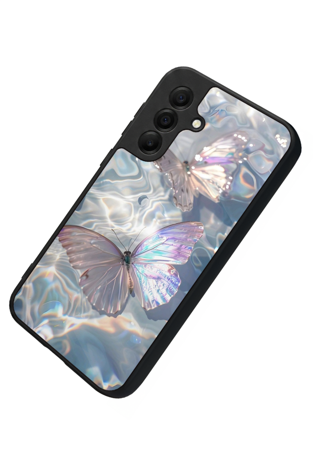 Samsung Galaxy A17 Uyumlu Kelebek Tasarımlı Glossy Premium Kılıf