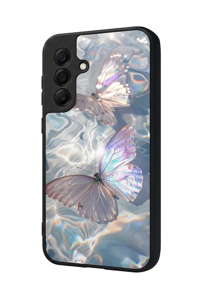 Samsung Galaxy A17 Uyumlu Kelebek Tasarımlı Glossy Premium Kılıf