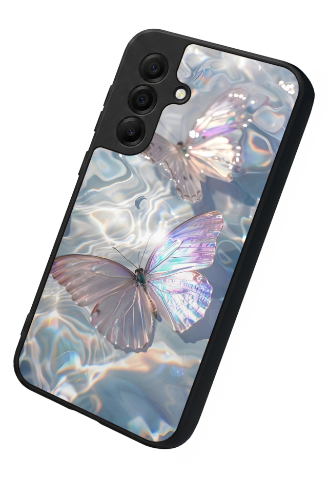 Samsung Galaxy A17 Uyumlu Kelebek Tasarımlı Glossy Premium Kılıf
