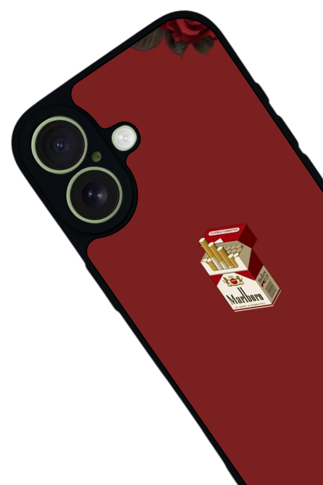 iPhone 17 Uyumlu Kirmizi Tasarımlı Glossy Premium Kılıf