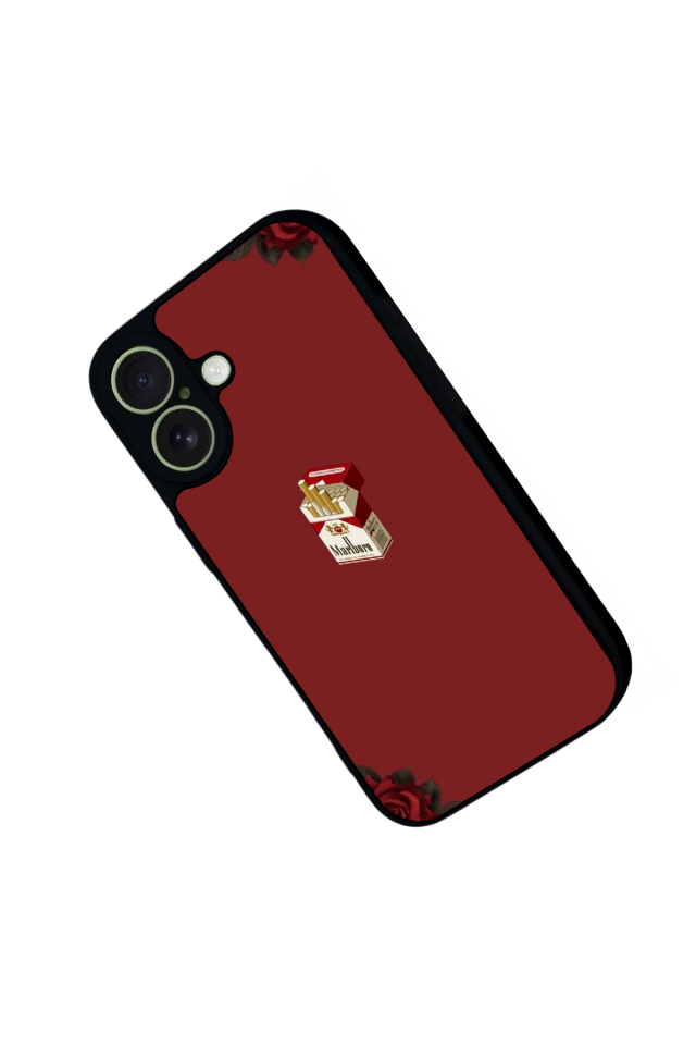 iPhone 17 Uyumlu Kirmizi Tasarımlı Glossy Premium Kılıf