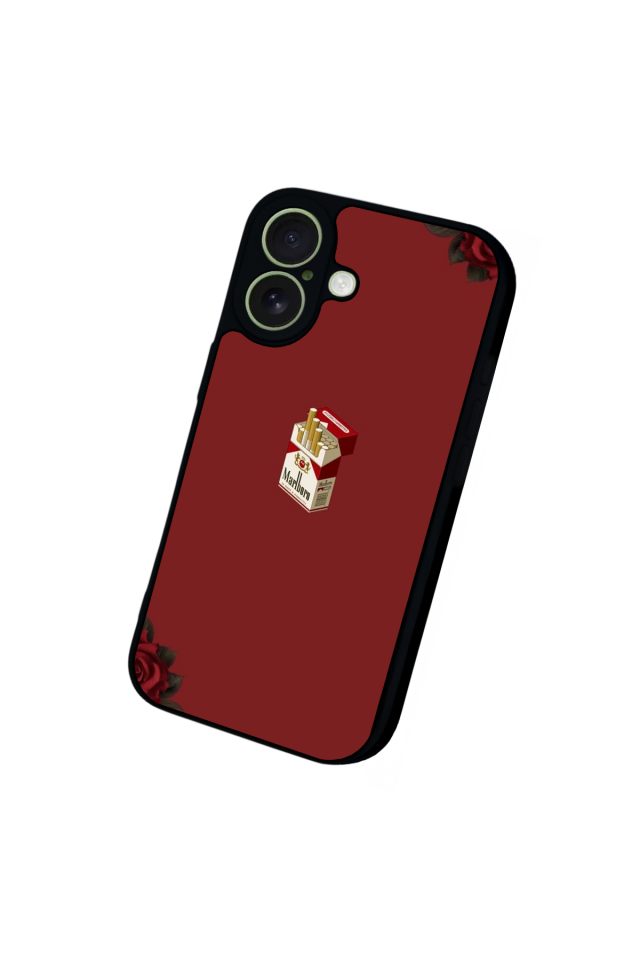 iPhone 17 Uyumlu Kirmizi Tasarımlı Glossy Premium Kılıf
