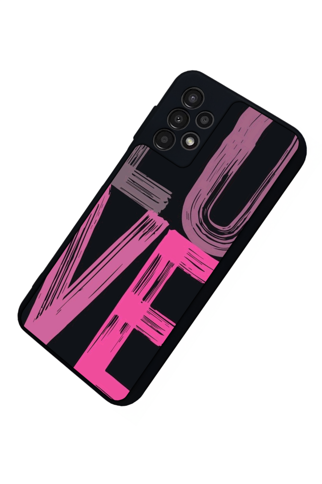 Samsung Galaxy A13 Uyumlu Love Tasarımlı Glossy Premium Kılıf