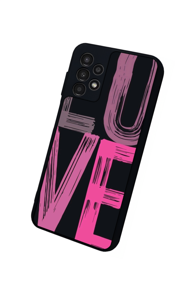 Samsung Galaxy A13 Uyumlu Love Tasarımlı Glossy Premium Kılıf