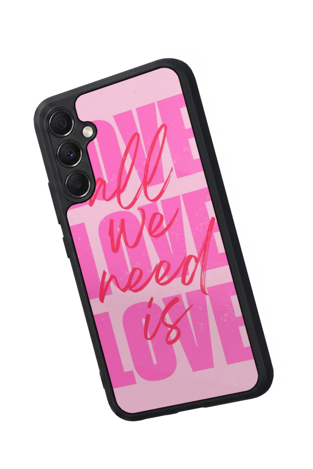 Samsung Galaxy M34 Uyumlu Love Tasarımlı Glossy Premium Kılıf