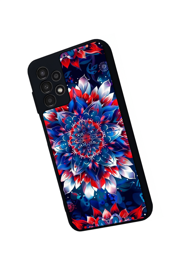 Samsung Galaxy A13 Uyumlu Mandala Tasarımlı Glossy Premium Kılıf